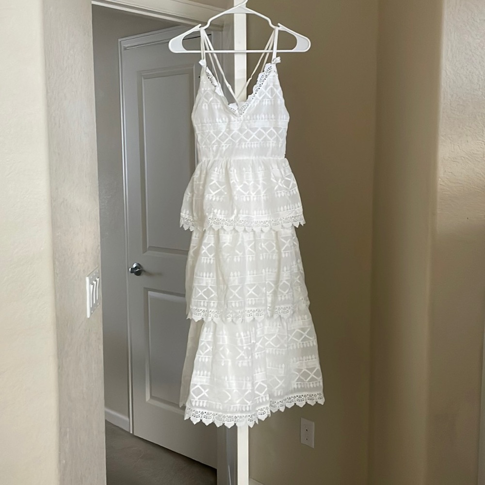 Lulus Tiered Midi Dress